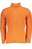 POMARAŃCZOWY SWETER MĘSKI US GRAND POLO