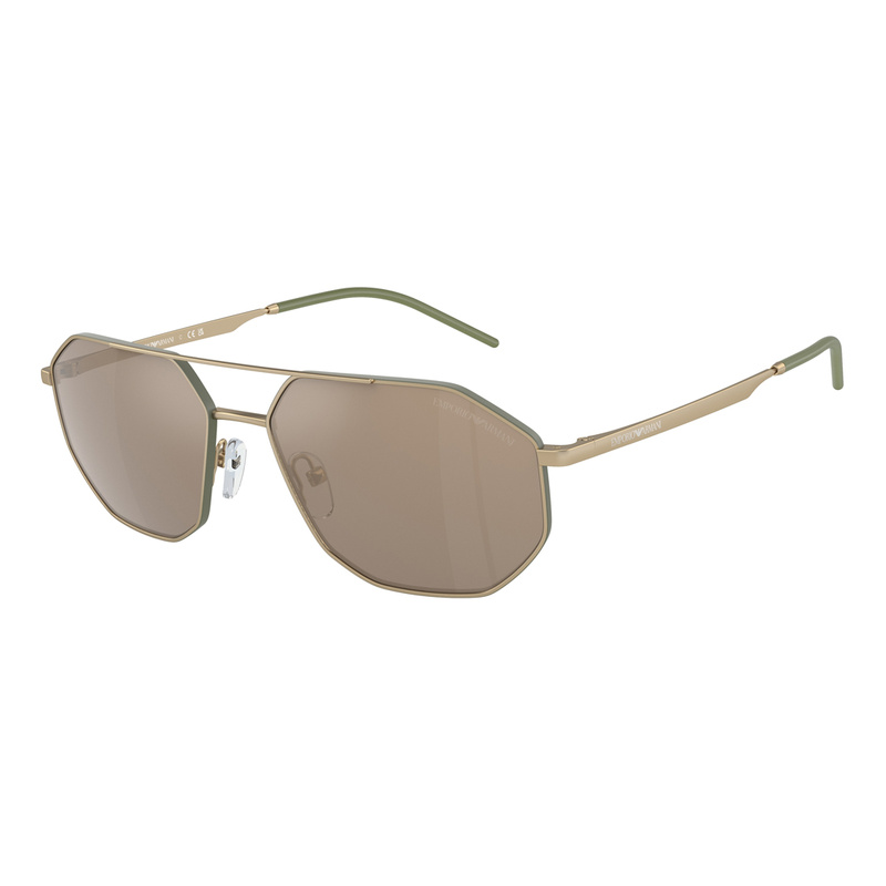 Okulary EMPORIO ARMANI EA2147-30025A. Okulary przeciwsłoneczne, Kolor złoty. Mężczyzna.