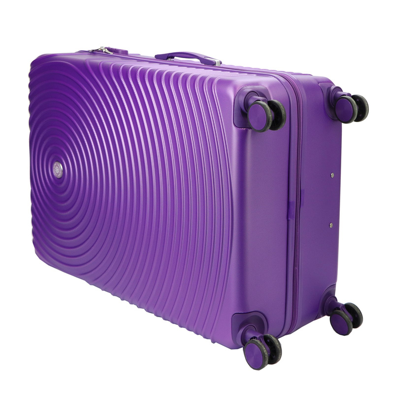 Mocna męska walizka z tworzywa ABS Leonardo da Vinci 3036-1 S32 (S036)