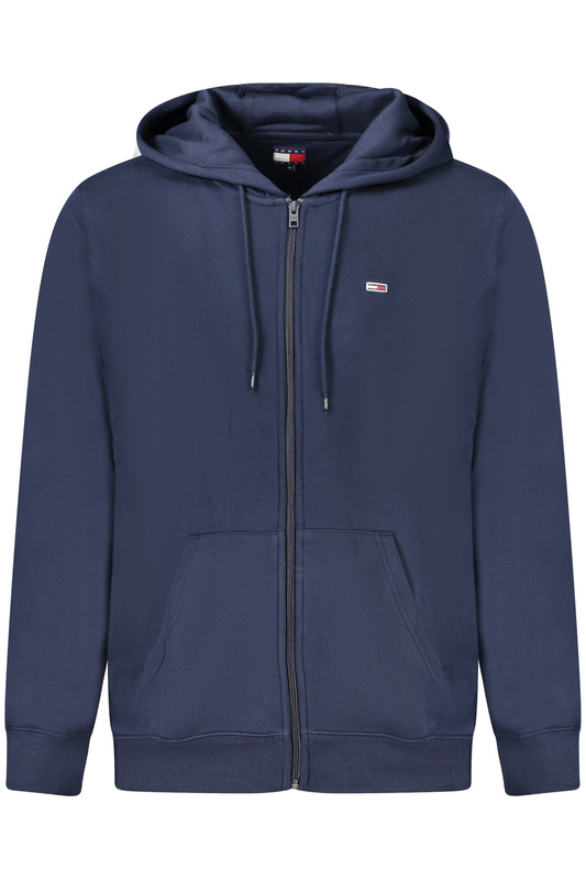 TOMMY HILFIGER MĘSKA BLUZA Z ROZPINANYM NA ZAMEK NIEBIESKA
