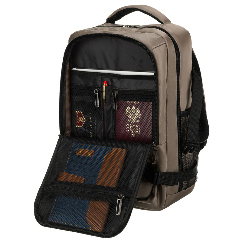 Damski plecak z tworzywa Peterson PTN BIELIK