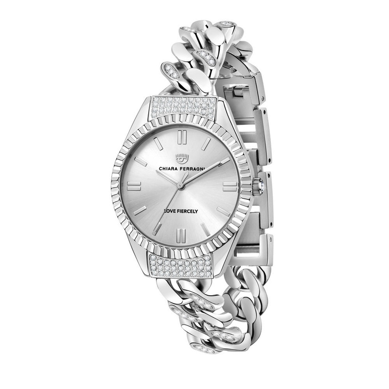 Zegarek CHIARA FERRAGNI R1953104502. Kwarcowy, Kolor srebrny. Kobieta.