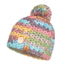 Ciepła czapka zimowa z pomponem Handmade