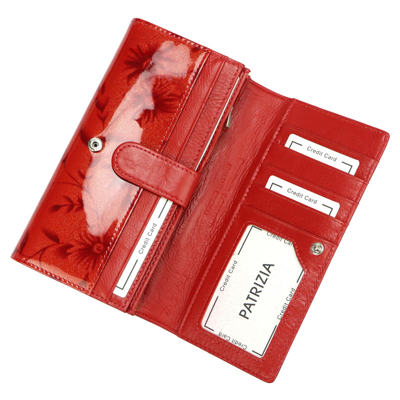 Klasyczny podłużny damski portfel Patrizia RFID