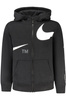 CZARNA BLUZA DZIECIĘCA NIKE Z ROZPINANYM NA ZAMEK
