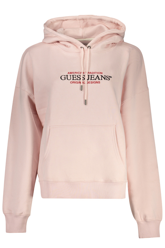 RÓŻOWA BLUZA DAMSKA GUESS JEANS BEZ ZAMKA