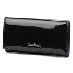 Duża Lakierowana portmonetka damska Pierre Cardin
