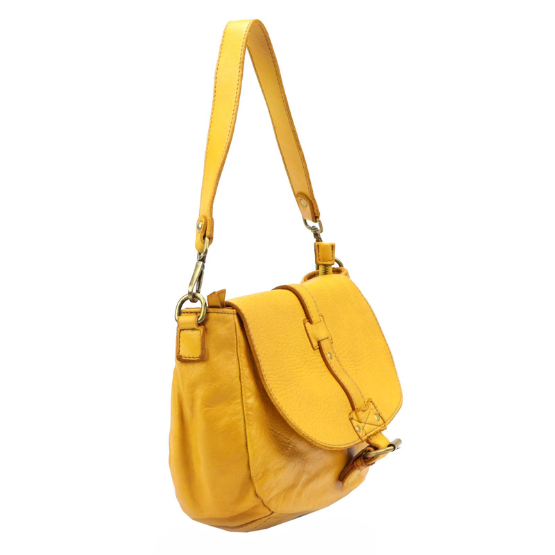 VS damska listonoszka skóra naturalna torebka na ramię z kieszeniami