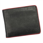 Pierre Cardin składany męski portfel skóra naturalna rozbudowany pojemny