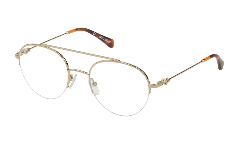 Okulary ZADIG&VOLTAIRE VZV205510594. Okulary korekcyjne, Kolor złoty. Kobieta.
