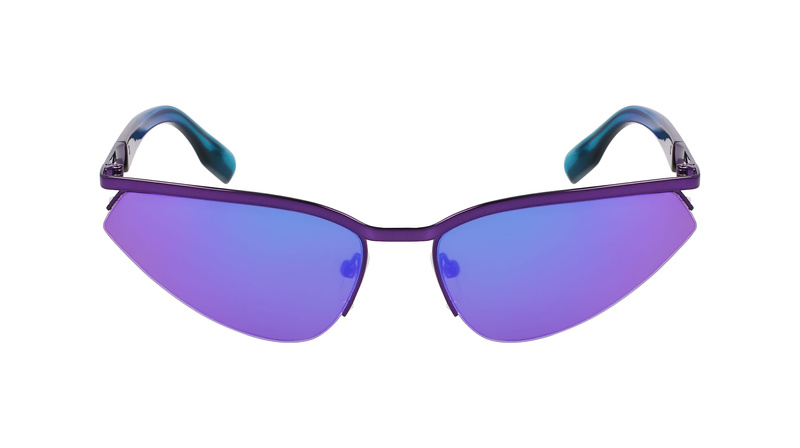 Okulary KARL LAGERFELD KL352S6117500. Okulary przeciwsłoneczne, Kolor PURPLE. Unisex.
