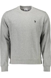 BLUZA US POLO BEZ ZAMKA MĘSKA SZARA