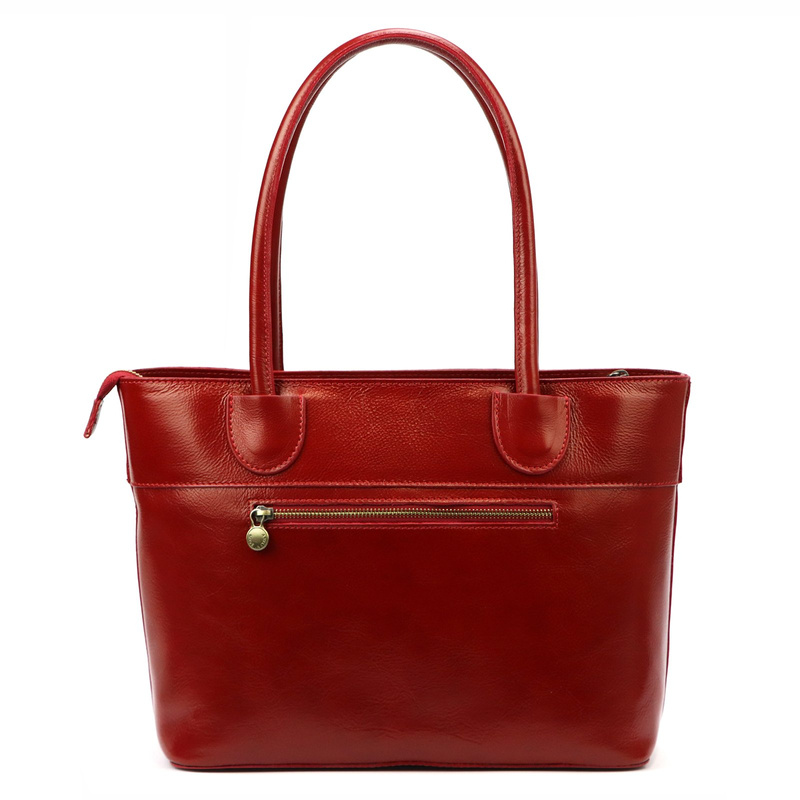 Skórzana duża elegancka damska shopperbag torebka na ramię Florence