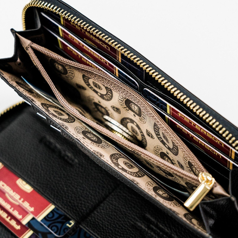 Skórzany damski portfel Peterson PTN BC-781