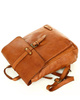 MARCO Miejski plecak skórzany w stylu old look handmade leather brąz camel
