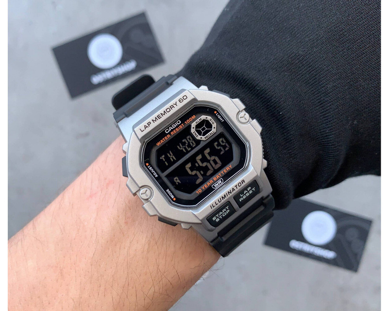 ZEGAREK MĘSKI CASIO Sports WS-1400H-1B + BOX (zd271a)