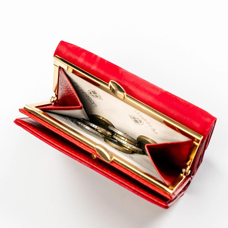 Skórzany damski portfel Peterson PTN PS15-09-MLF