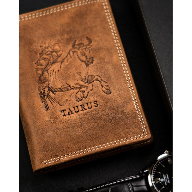 Męski portfel ze wzorem znaków zodiaku Always Wild