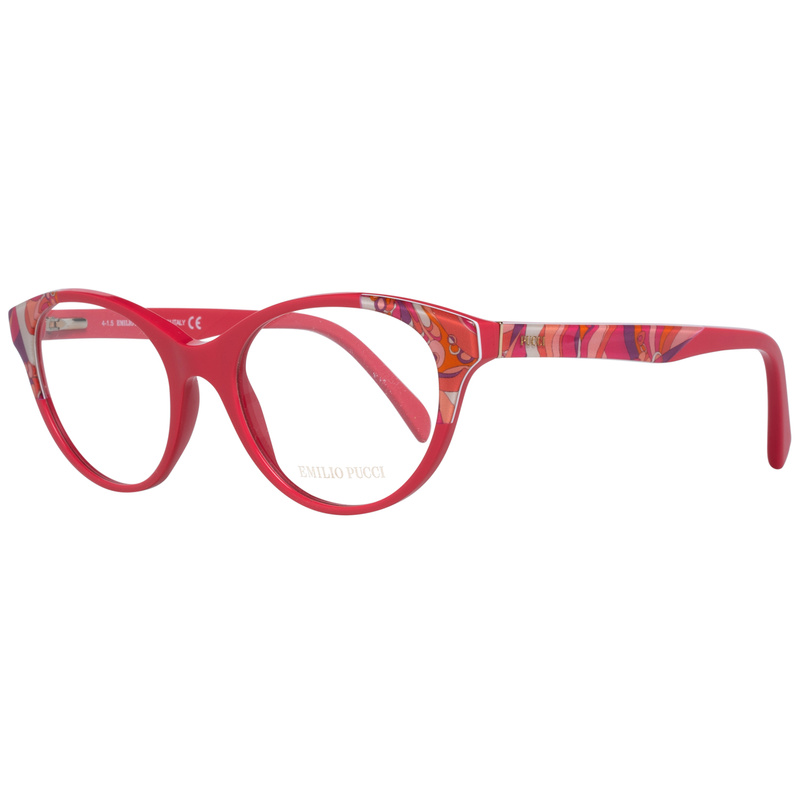 Okulary PUCCI EP5023-51075. EYEGLASSES, Kolor czerwony. Kobieta.
