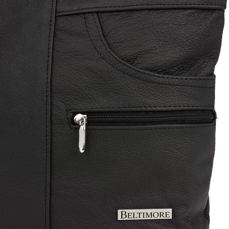 Czarna Beltimore skórzana torebka damska premium H08