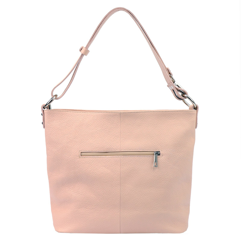 MiaMore damska torebka na ramię shopperbag skórzana z kieszeniami