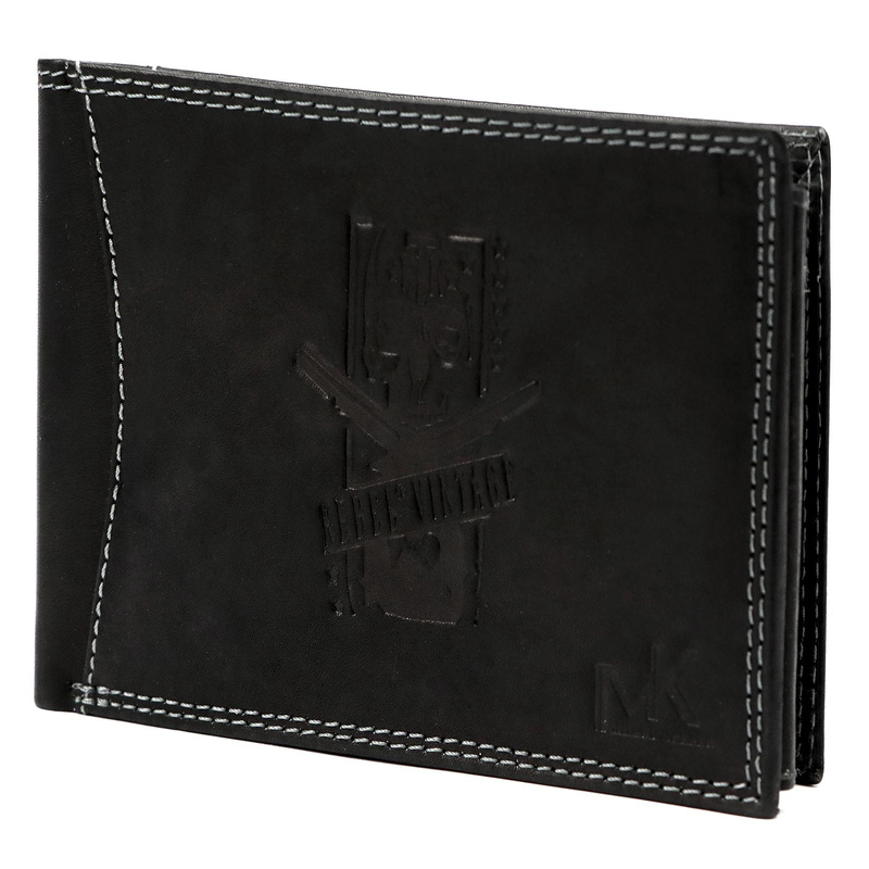 Skórzany męski portfel Money Kepper CDD 5600 REBEL VINTAGE