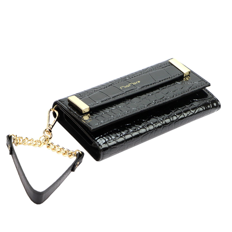 MiaMore case na telefon z klapą Iphone 12 PRO etui skóra krokodyla