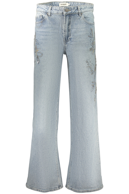 Niebieskie jeansy damskie Desigual Fairy