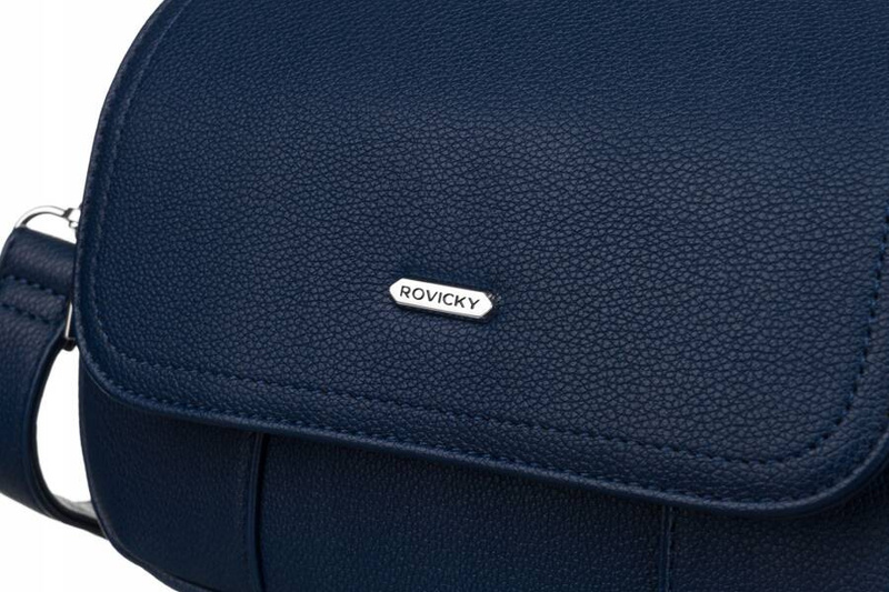 Stylowa listonoszka damska ze skóry ekologicznej - Rovicky