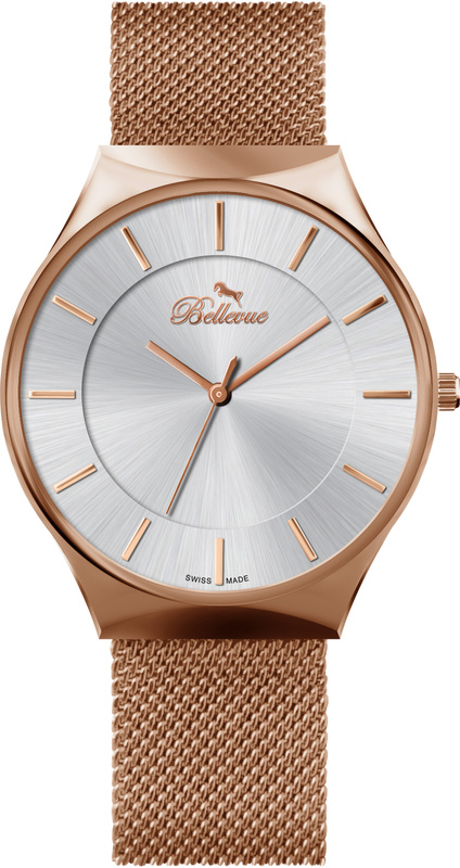 Zegarek BELLEVUE E53. Kwarcowy, Kolor szary. Kobieta.