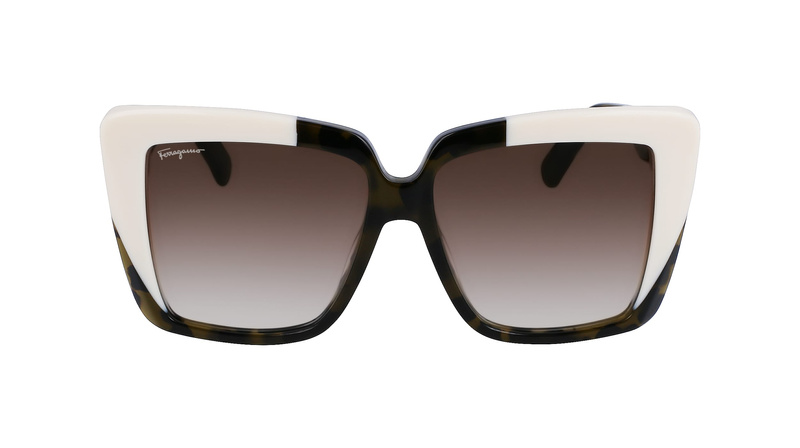 Okulary FERRAGAMO SF1060S-341. Okulary przeciwsłoneczne, Kolor zielony. Kobieta.