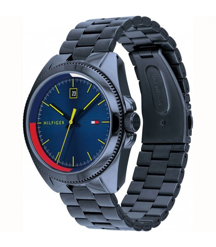 Zegarek TOMMY HILFIGER TH1791689. Kwarcowy, Kolor niebieski. Mężczyzna.