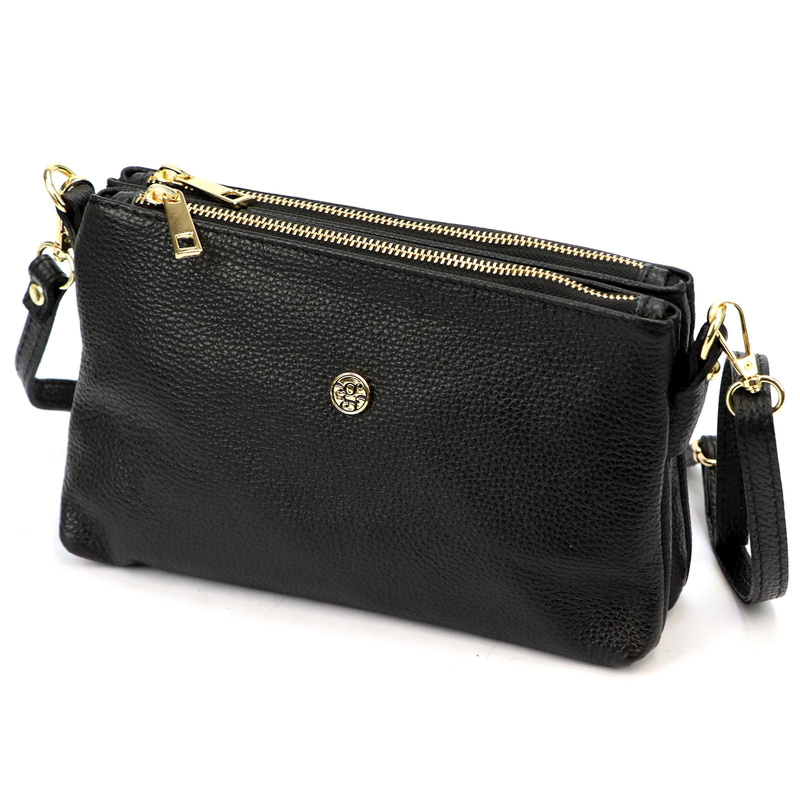 Skórzana damska listonoszka przez ramię Gregorio