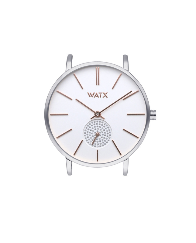 Zegarek WATXANDCO WXCA1026. BOX, Kolor srebrny. Kobieta.