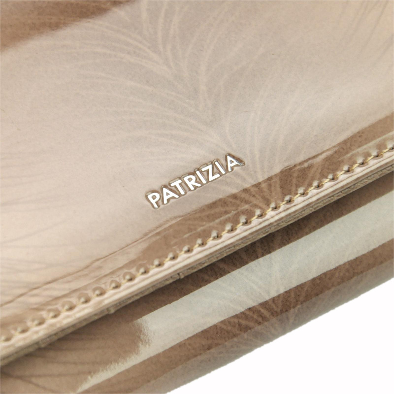 Podłużny Skórzany damski portfel PATRIZIA z RFID