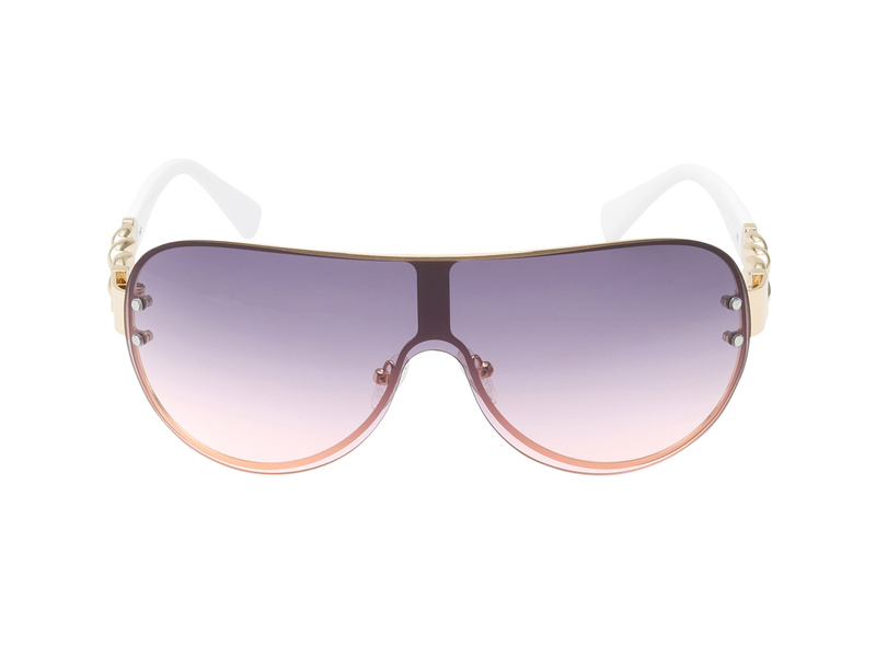 Okulary GUESS GO00037-0032B. Okulary przeciwsłoneczne, Kolor złoty. Kobieta.