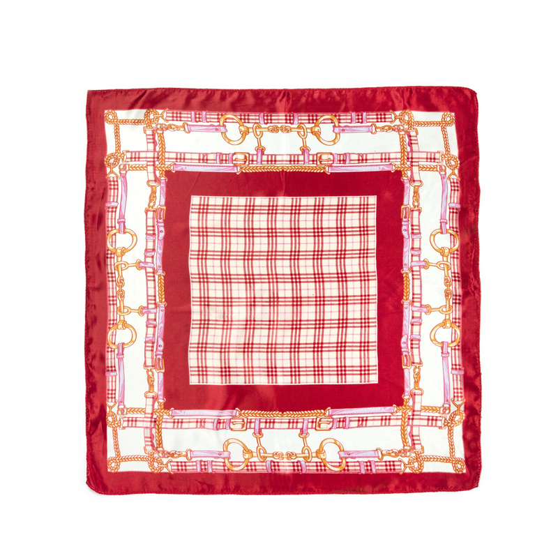 Apaszka Satin Plaid Chain XS