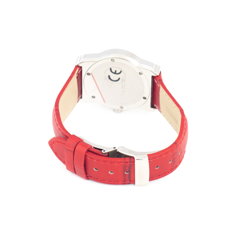 Zegarek CHRONOTECH CT7279B-05. Kwarcowy, Kolor czerwony. Kobieta.