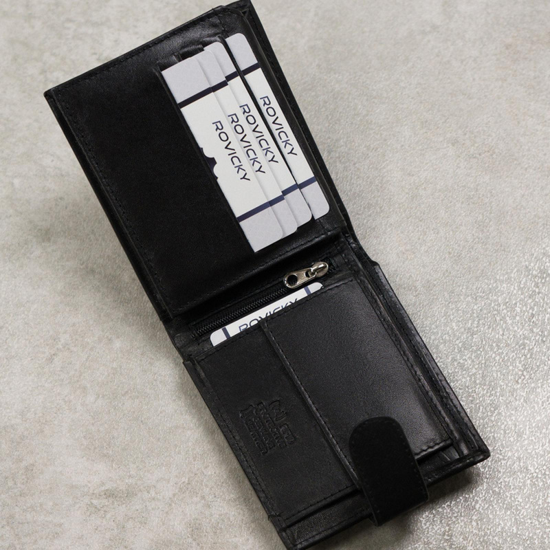 Always Wild męski portfel rozbudowany skóra naturalna na zatrzask