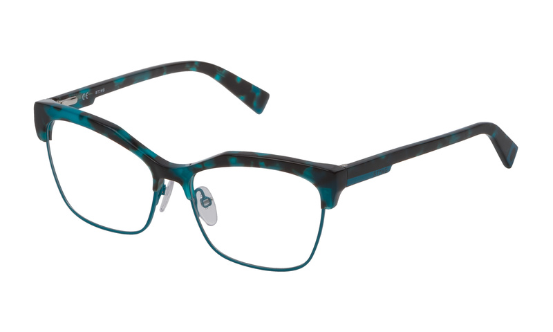 Okulary STING VST1845305AQ. Okulary, Kolor czarny turkusowy havana. Kobieta.