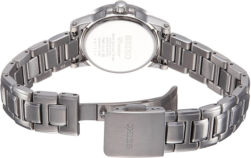 Zegarek SEIKO SXDG57P1. Kwarcowy, Kolor szary. Kobieta.