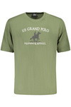 MĘSKA KOSZULKA Z KRÓTKIM RĘKAWEM US GRAND W KOLORZE ZIELONYM