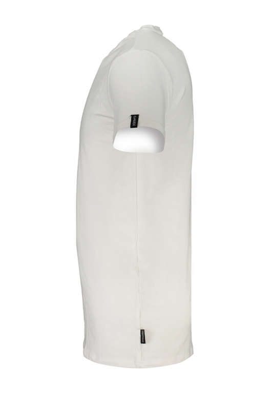 BIA�Y T-SHIRT M�SKI Z KR�TKIM R�KAWEM GAUD?