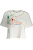 DESIGUAL DAMSKI T-SHIRT Z KRÓTKIM RĘKAWEM, BIAŁY