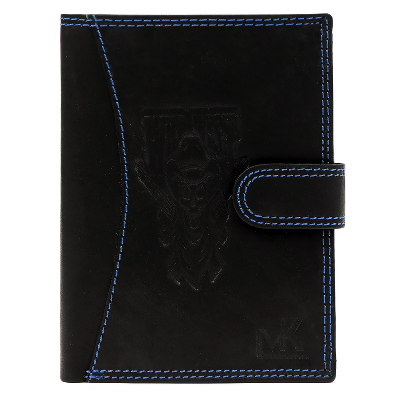 Money Kepper męski portfel skóra naturalna pionowy zamykany styl WILD WEST