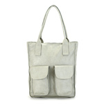 Angelo Torebka Skórzana Damska Shopperbag Duża A4 Na Ramię Do Ręki