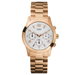 Zegarek GUESS W16571L1. Kwarcowy, Kolor srebrny. Kobieta.
