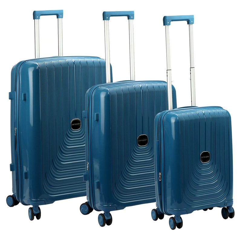 Mocna walizka damska z ABSu Pierre Cardin LEE08 PP44 x3 Z