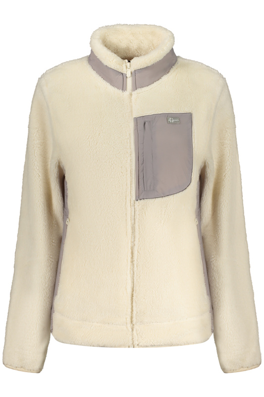 Norway 1963 BIAŁA BLUZA DAMSKA Z ROZPINANYM NA ZAMEK