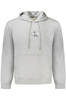MĘSKA BLUZA Z ROZPINANYM NA ZAMEK CALVIN KLEIN W KOLORZE SZARYM